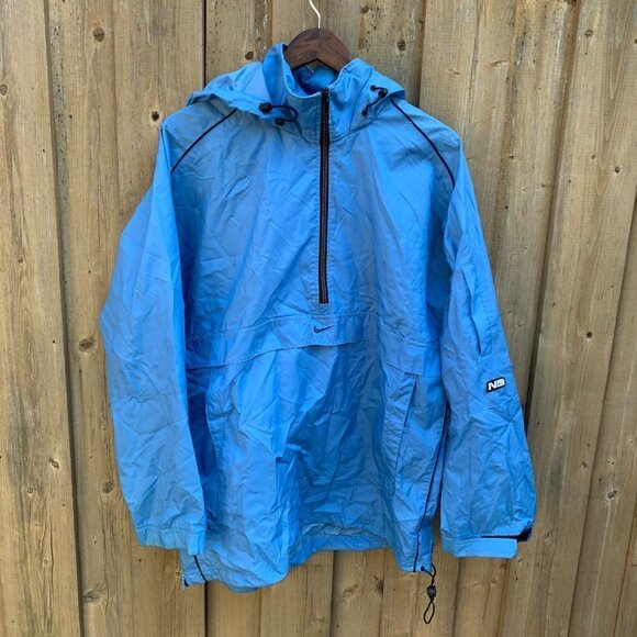 Vintage Nike Gray Tab Middle Swoosh Jacket Medium - Picture 6 of 7